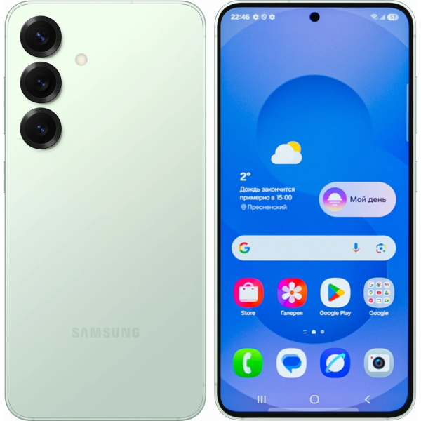 Samsung Galaxy S25 мятный 1