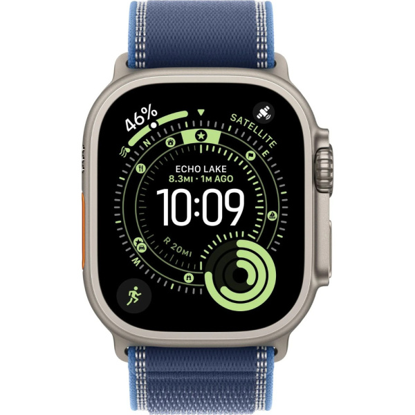 Смарт-часы Apple Watch Ultra 3, 49 мм, Natural Titanium Bright Blue Trail ML 5G 2